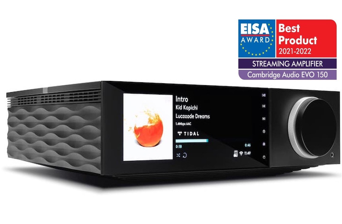 EISA Award 2021-2022 - Streaming Amplifier - Cambridge Audio EVO 150